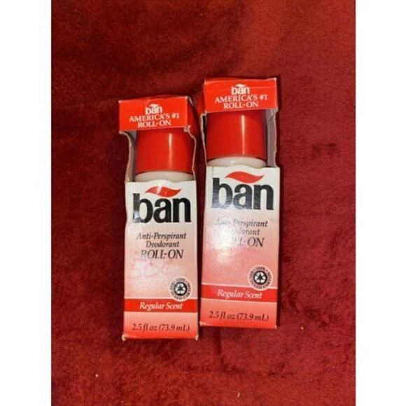Vintage Ban Anti-Perspirant Deodorant Roll-On Regular Scent 2.5 fl oz 1980's 80s - Picture 2 of 4